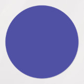 Blau (Pigment) (feste Farbe) Etiketten (Design 2)