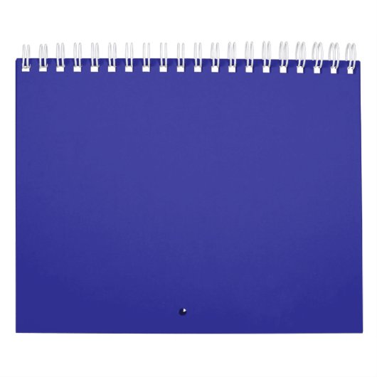 Blau (Pigment) (feste Farbe) Kalender (Titelbild)