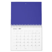 Blau (Pigment) (feste Farbe) Kalender (Jan 2027)