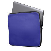 Blau (Pigment) (feste Farbe) Laptopschutzhülle (Vorderseite Links)