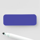 Blau (Pigment) (feste Farbe) Namensschild (Beispiel)
