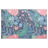 Blau Pink Abstrakt Stoff (Fat Quarter (45,7 x 55,9 cm))