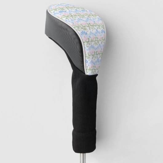 Blau Pink Grün Abstrakt Golf Headcover (angewinkelt)