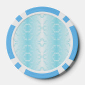 Blau Pokerchips (Rückseite)