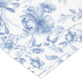 Blau, Porzellan, blaue China, Blumenstuhl, Chinois Mittelgroßer Tischläufer (Ecke)