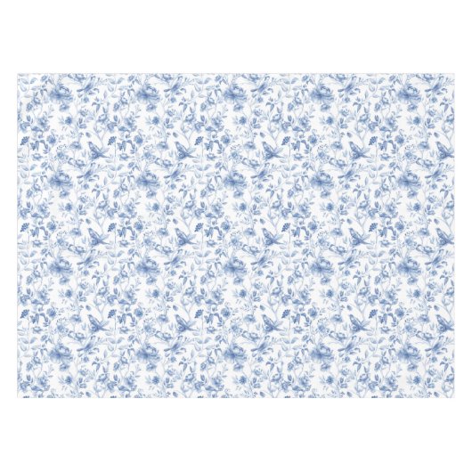 Blau, Porzellan, blaue China, Blumenstuhl, Chinois Tischdecke (Vorderseite (Horizontal))