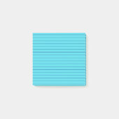 Blau Post-it Klebezettel (Vorderseite)