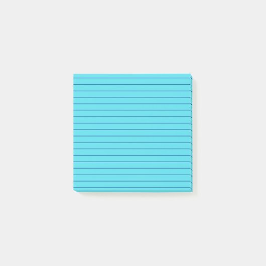 Blau Post-it Klebezettel (Vorderseite)