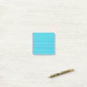 Blau Post-it Klebezettel (Auf Schreibtisch)