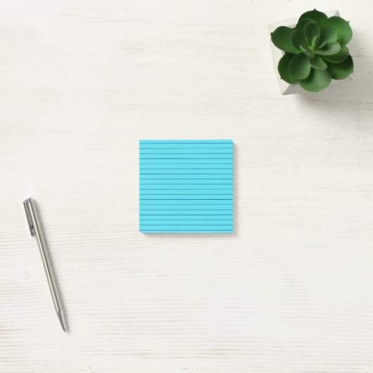Blau Post-it Klebezettel (Büro)