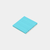 Blau Post-it Klebezettel (angewinkelt)