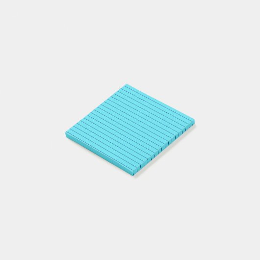 Blau Post-it Klebezettel (angewinkelt)