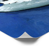 Blau Poster (Ecke)