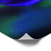 Blau Poster (Ecke)