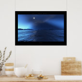 blau poster (Küche)