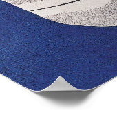 Blau Poster (Ecke)