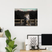 Blau Poster (Heimbüro)