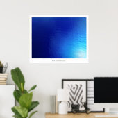 Blau Poster (Heimbüro)