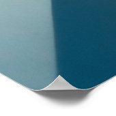 Blau Poster (Ecke)