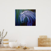 Blau Poster (Küche)