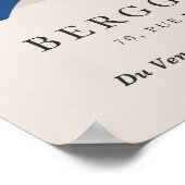 Blau Poster (Ecke)