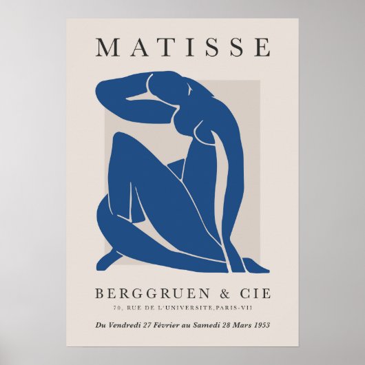 Blau Poster (Vorne)