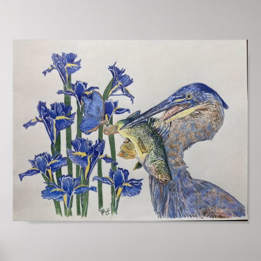 Blau Poster (Vorne)