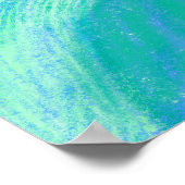 Blau Poster (Ecke)