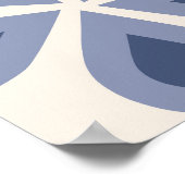 Blau Poster (Ecke)