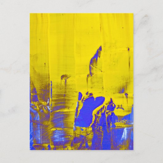 Blau Postkarte (Vorderseite)