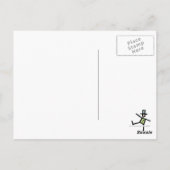 blau postkarte (Rückseite)