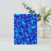 BLAU POSTKARTE (Stehend Vorderseite)