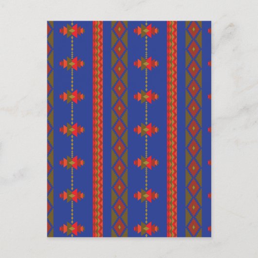 Blau Postkarte (Vorderseite)