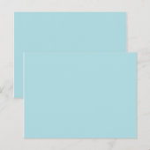 blau postkarte (Vorne/Hinten)