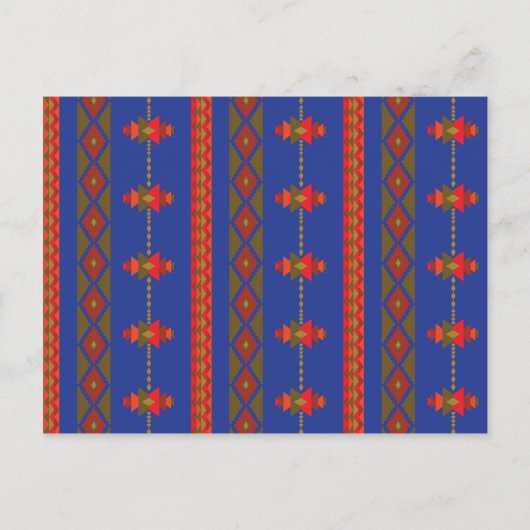 Blau Postkarte (Vorderseite)