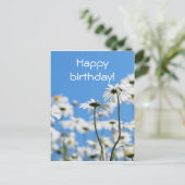 Blau Postkarte (Stehend Vorderseite)