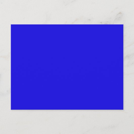 Blau Postkarte (Vorderseite)