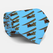 Blau Pou-DU-Ciel Krawatte (Gerollt)