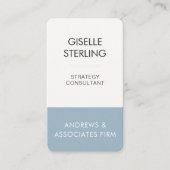 Blau Professional Visitenkarte (Vorderseite)