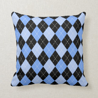 Blau-Raute-Muster-Amerikanische MoJo-Pillows Kissen