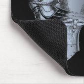 Blau-Ritter Mousepad (Ecke)