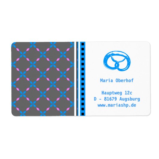 Blau rosa Bayrisch (Vorne)