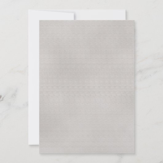 Blau-Rosa-Blume auf grauen und weißen Hochzeiten Save The Date (Rückseite)