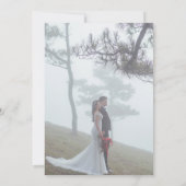 Blau-Rosa-Foto Save the Date (Rückseite)