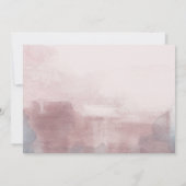 Blau-Rosa-Foto Save the Date Einladung (Rückseite)