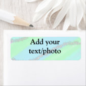 Blau-rosa-grüner Glitzer funkelnde Pastellfarben N (Insitu)