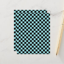 Blau-rosa kariertes Muster-Bastelpapier