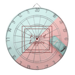 Blau rosa macht es möglich dartscheibe