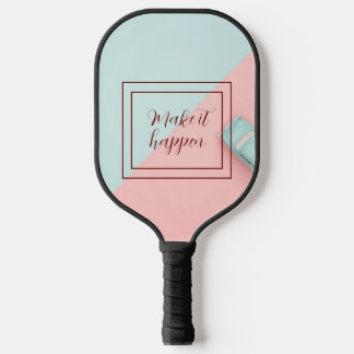 Blau rosa macht es möglich pickleball schläger