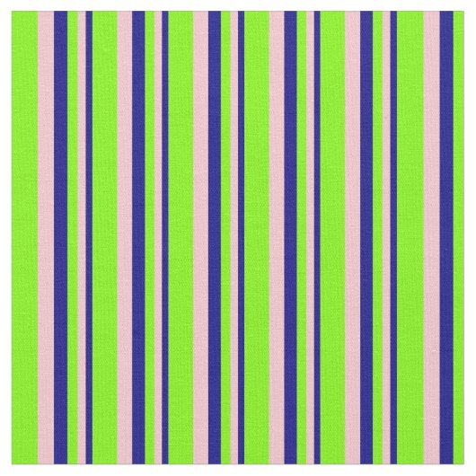 Blau, Rosa und Grüne Streifen Stoff (Nahaufnahme)